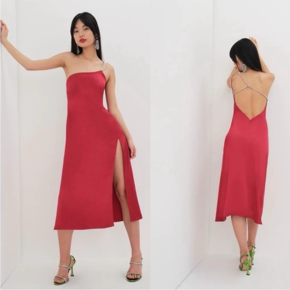 For Love And Lemons “Elora” Midi Dress